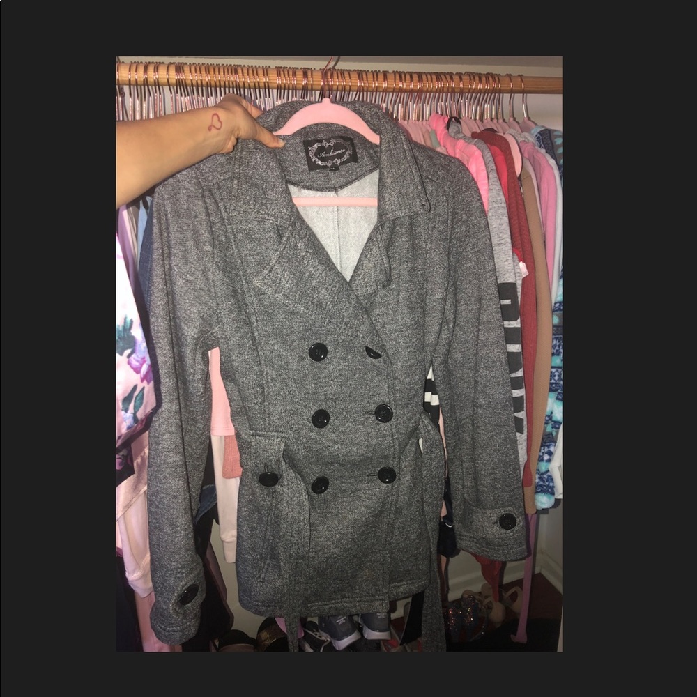 Grey coat